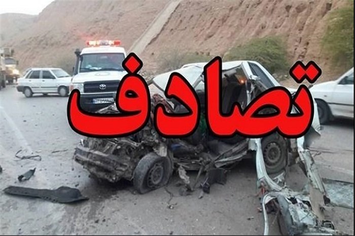 تصادف زنجیره‌ای ۳ اتوبوس و ۲ سواری در قزوین